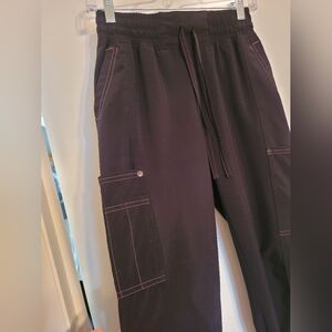 Dickies Black Jogger Scrub Pants